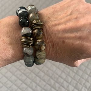 NWOT. TWO BEADED BRACELETS